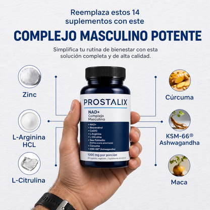 PROSTALIX™| Máximo rendimiento y vitalidad masculina